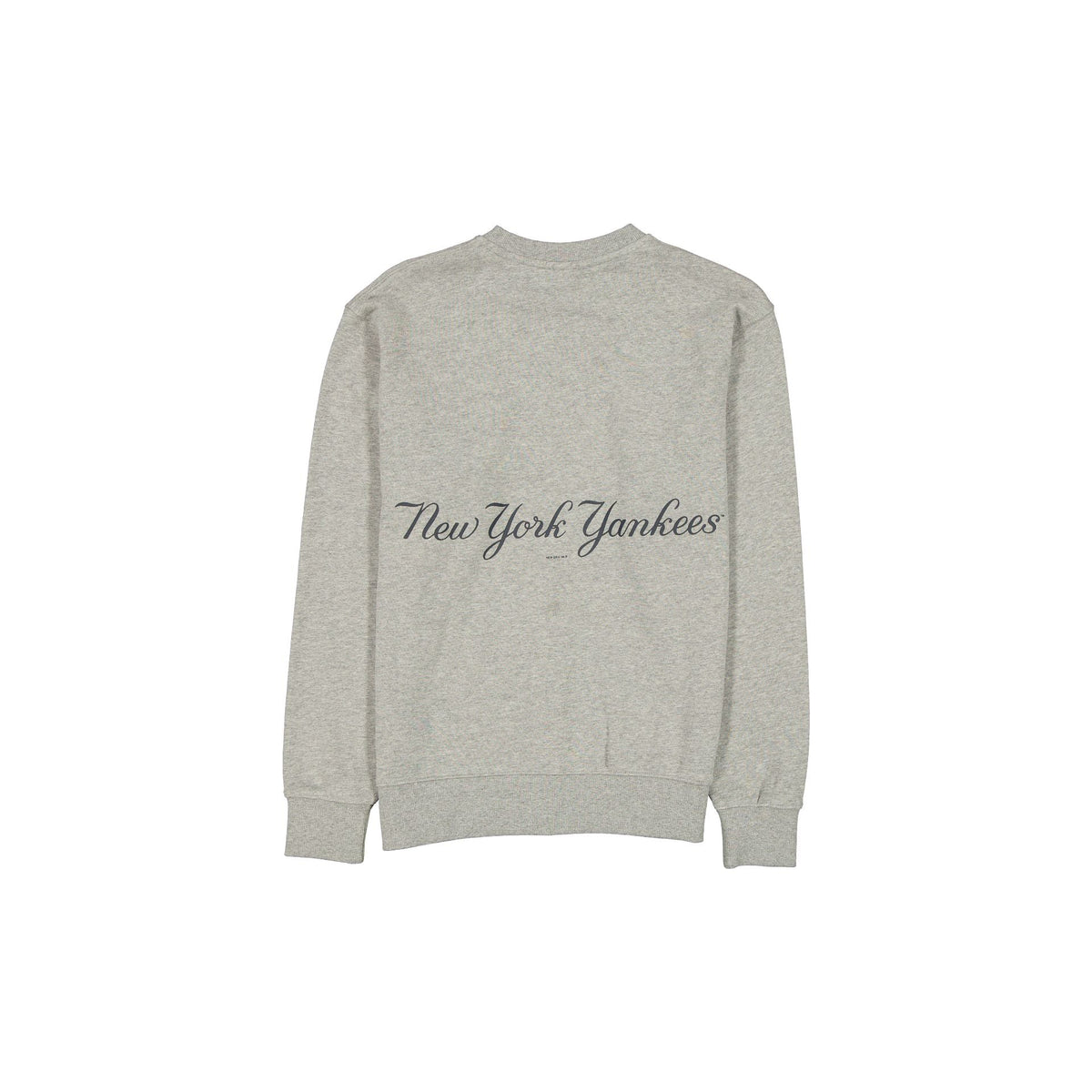 New York Yankees Relaxed Heather Gray Crewneck