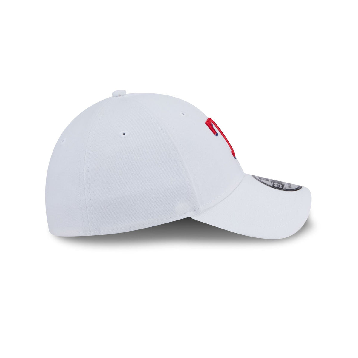 Texas Rangers Optic White 39THIRTY Stretch Fit Hat