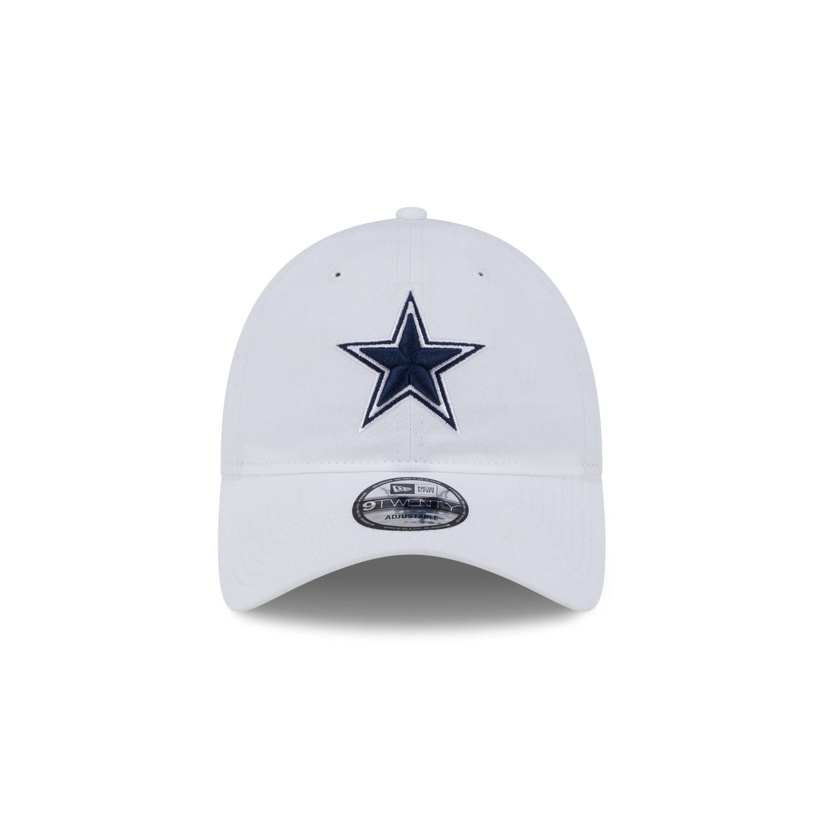 Dallas Cowboys White 9TWENTY Adjustable Hat