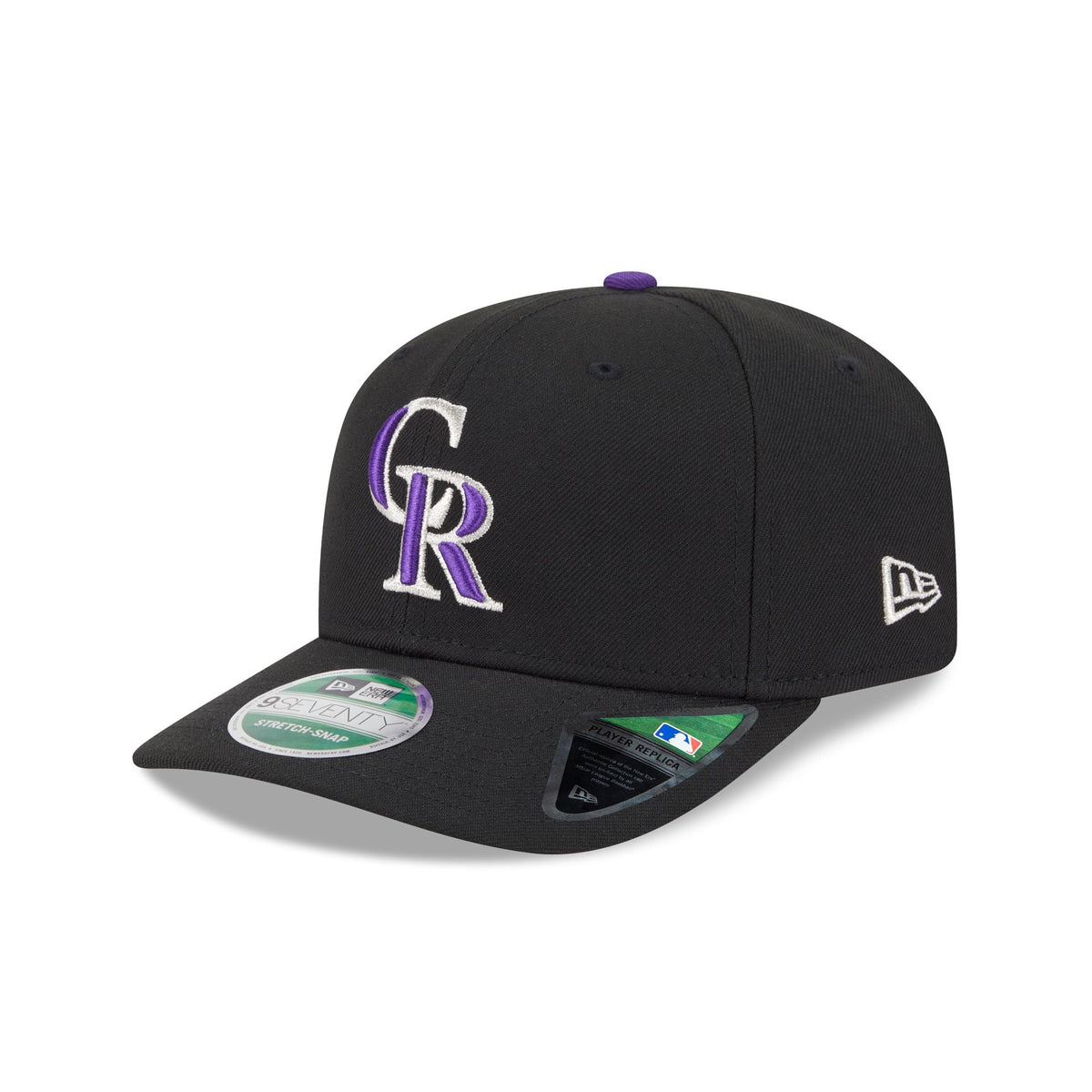 Colorado Rockies Game Authentic Collection 9SEVENTY Stretch-Snap Hat