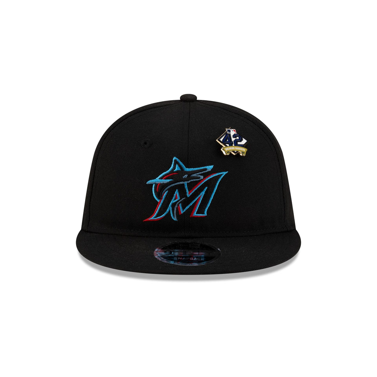 Miami Marlins Jackie Robinson Day 2025 Retro Crown 9FIFTY Snapback Hat