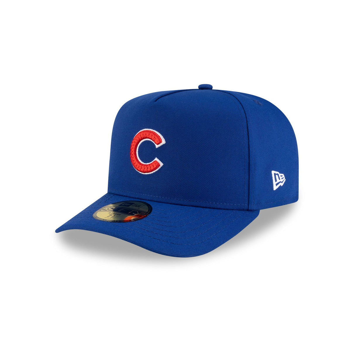 Chicago Cubs Script Safety Pin 59FIFTY A-Frame Fitted Hat
