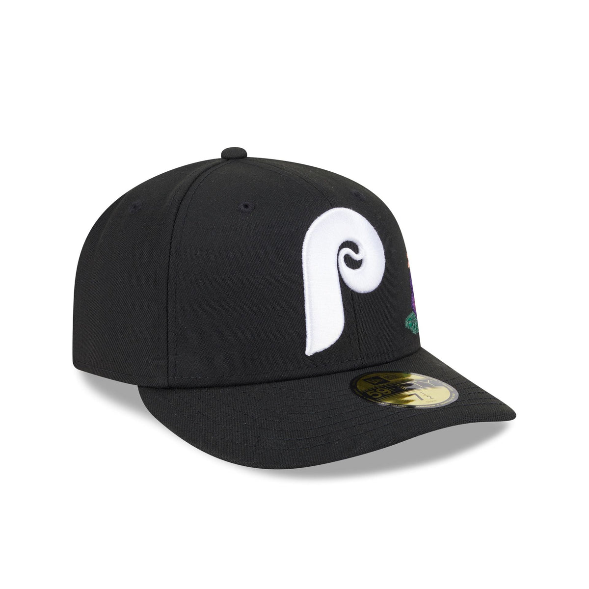 Philadelphia Phillies Tonal Florals Black 59FIFTY Fitted Hat