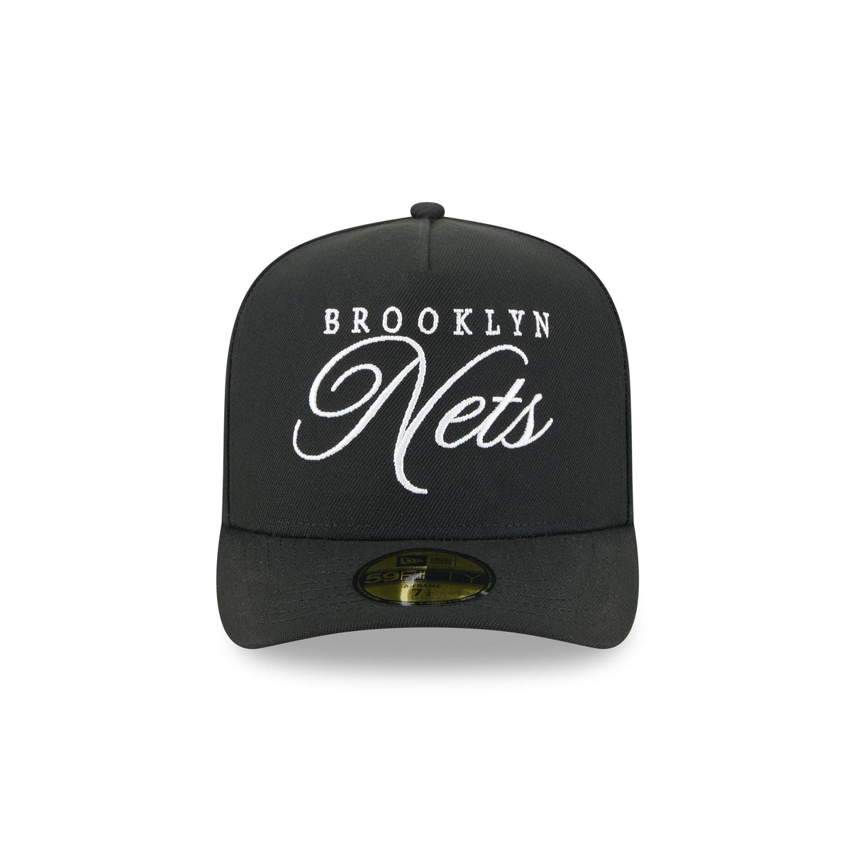 Brooklyn Nets 2025 Draft Black 59FIFTY A-Frame Fitted Hat