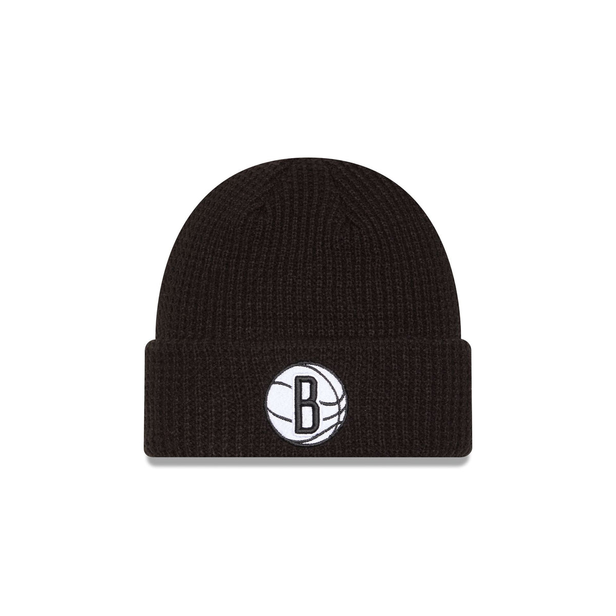 Brooklyn Nets Waffle Stitch Knit Beanie Hat