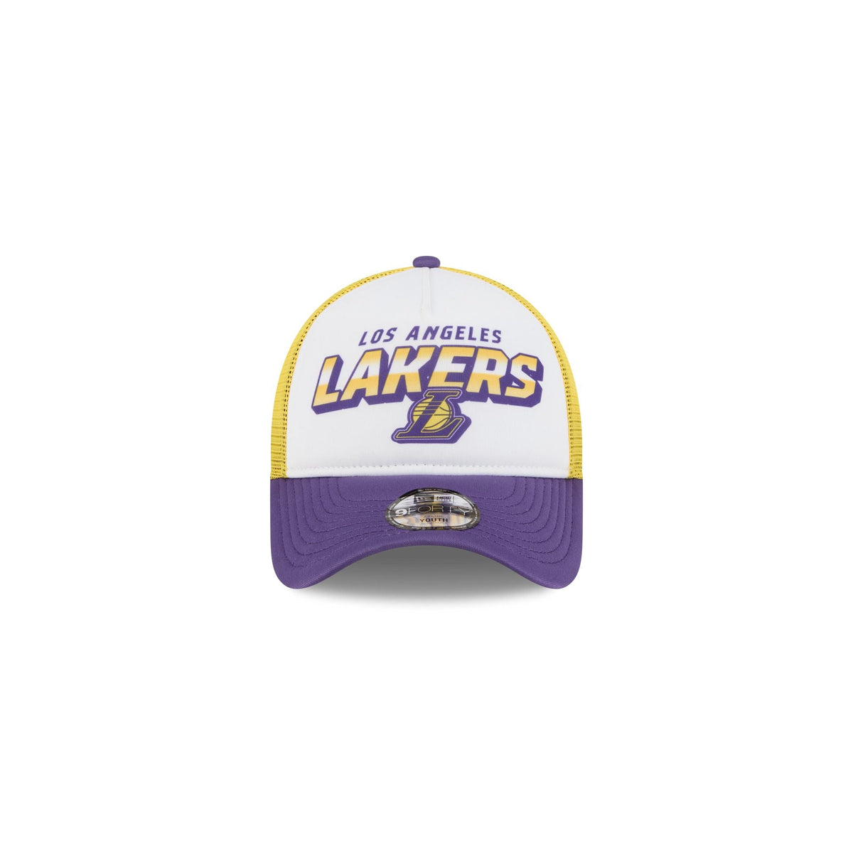 Los Angeles Lakers Shine Kids 9FORTY A-Frame Trucker Hat