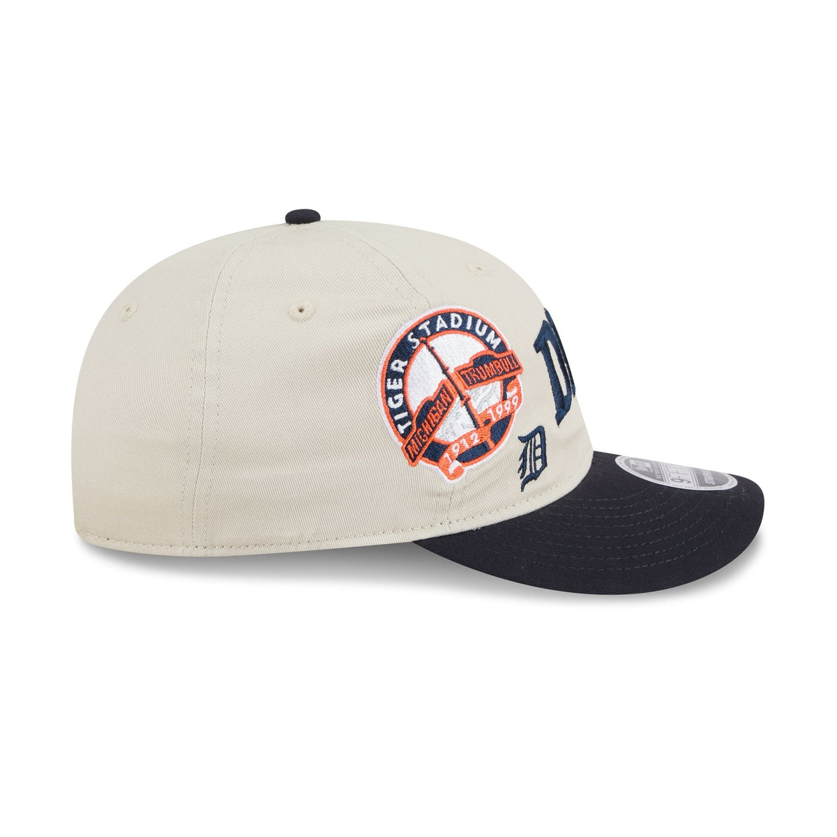 Detroit Tigers Scattered Patches Retro Crown 9FIFTY Snapback Hat