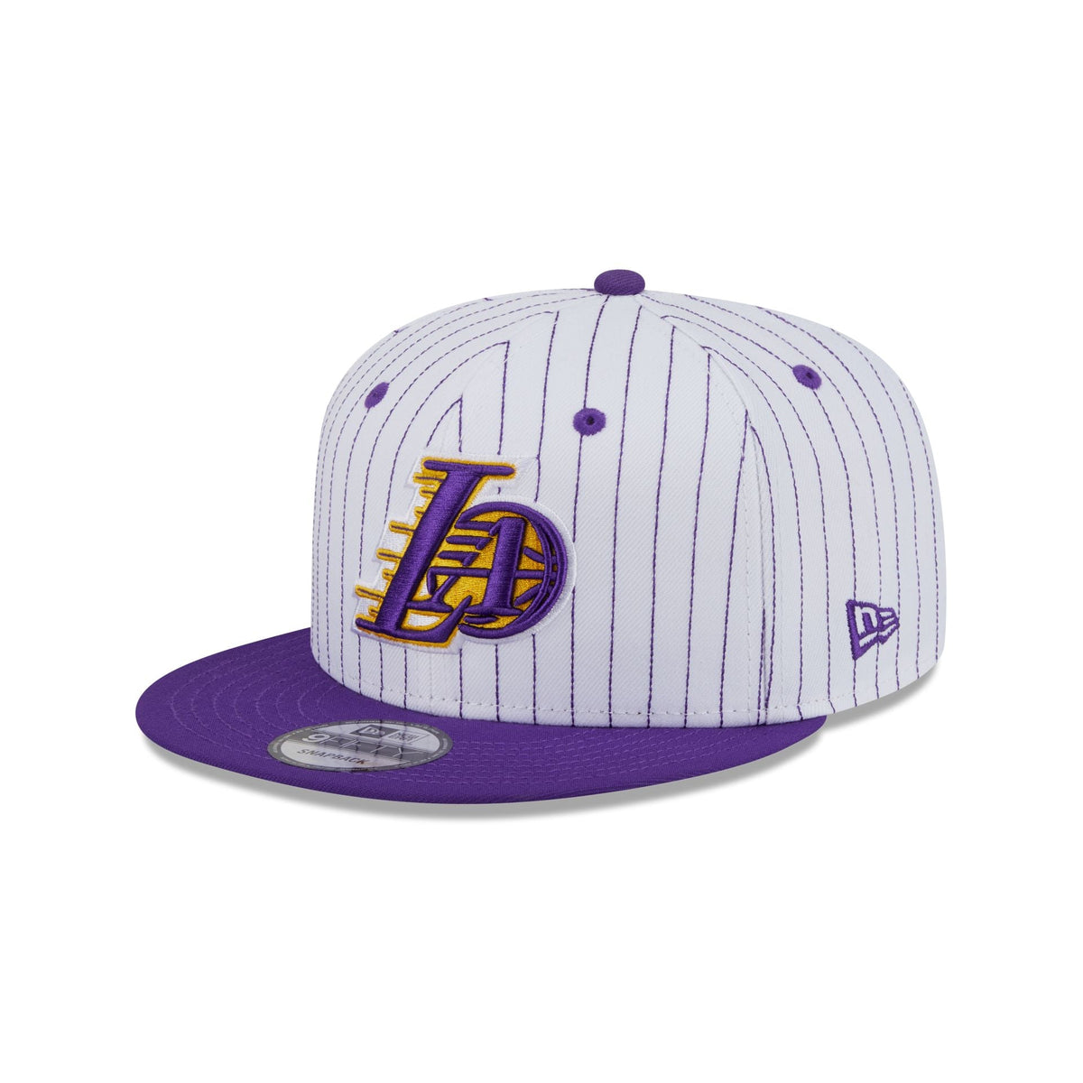 Los Angeles Lakers Deceptor Pinstripe 9FIFTY Snapback Hat