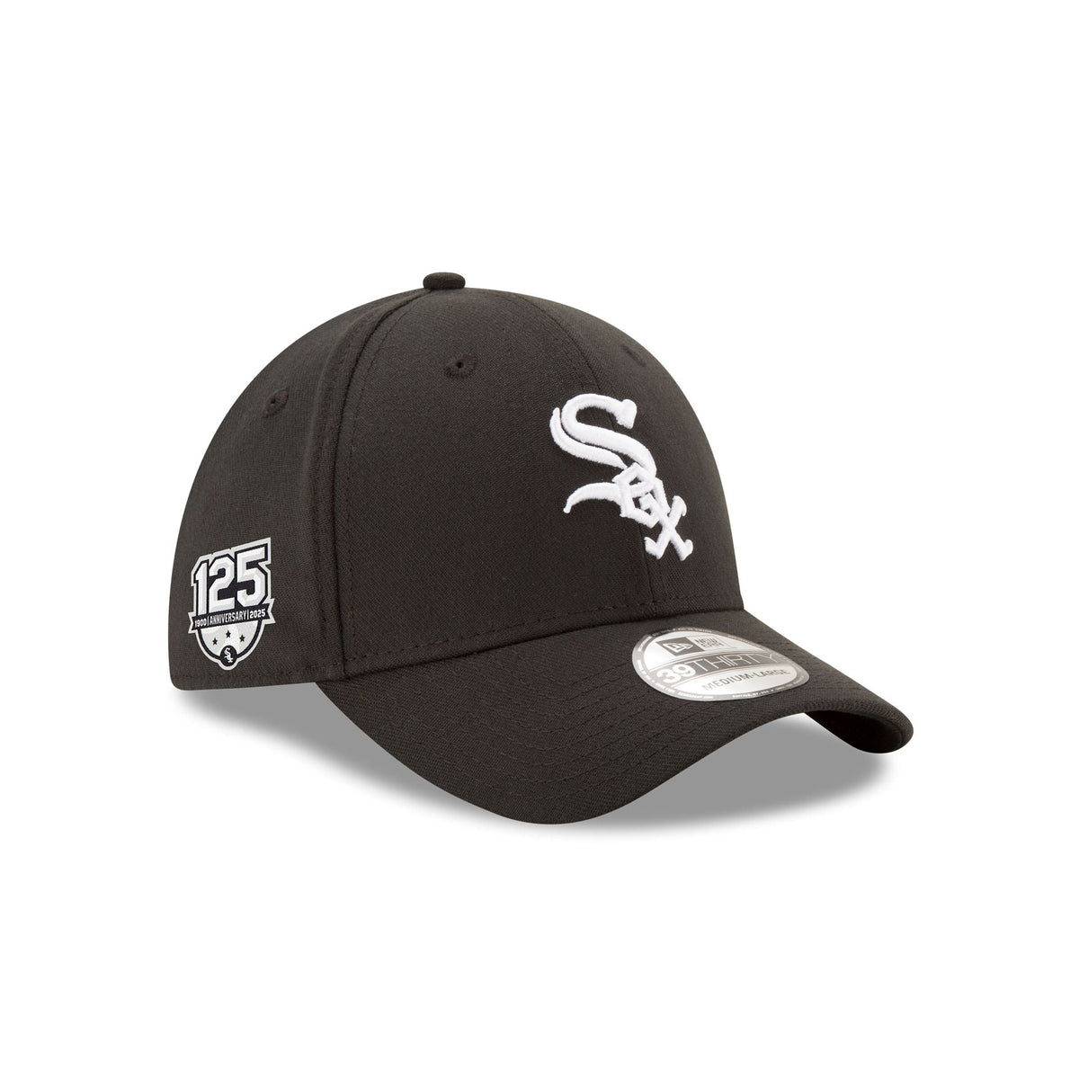 Chicago White Sox 125th Anniversary 39THIRTY Stretch Fit Hat