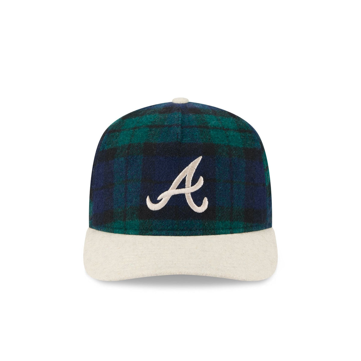 Atlanta Braves Plaid Letterman 19TWENTY Adjustable Hat