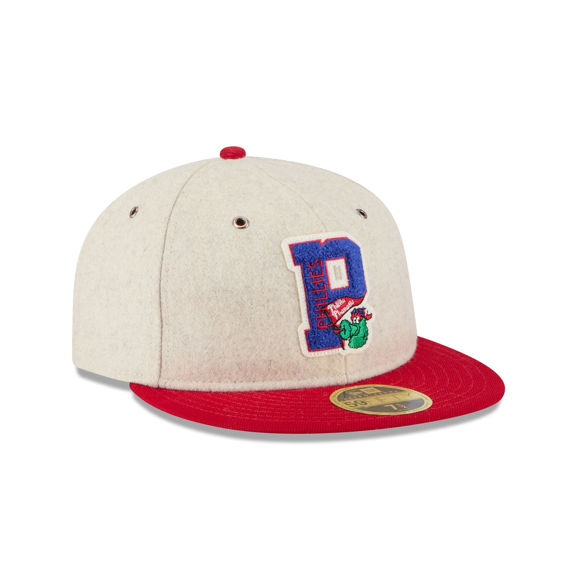 Philadelphia Phillies Wool Letterman Retro Crown 59FIFTY Fitted Hat