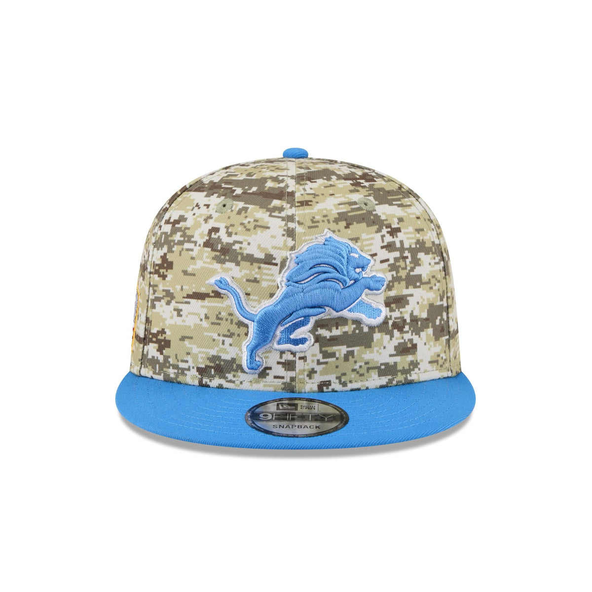 Detroit Lions 2025 Salute to Service Fan Gear 9FIFTY Snapback Hat