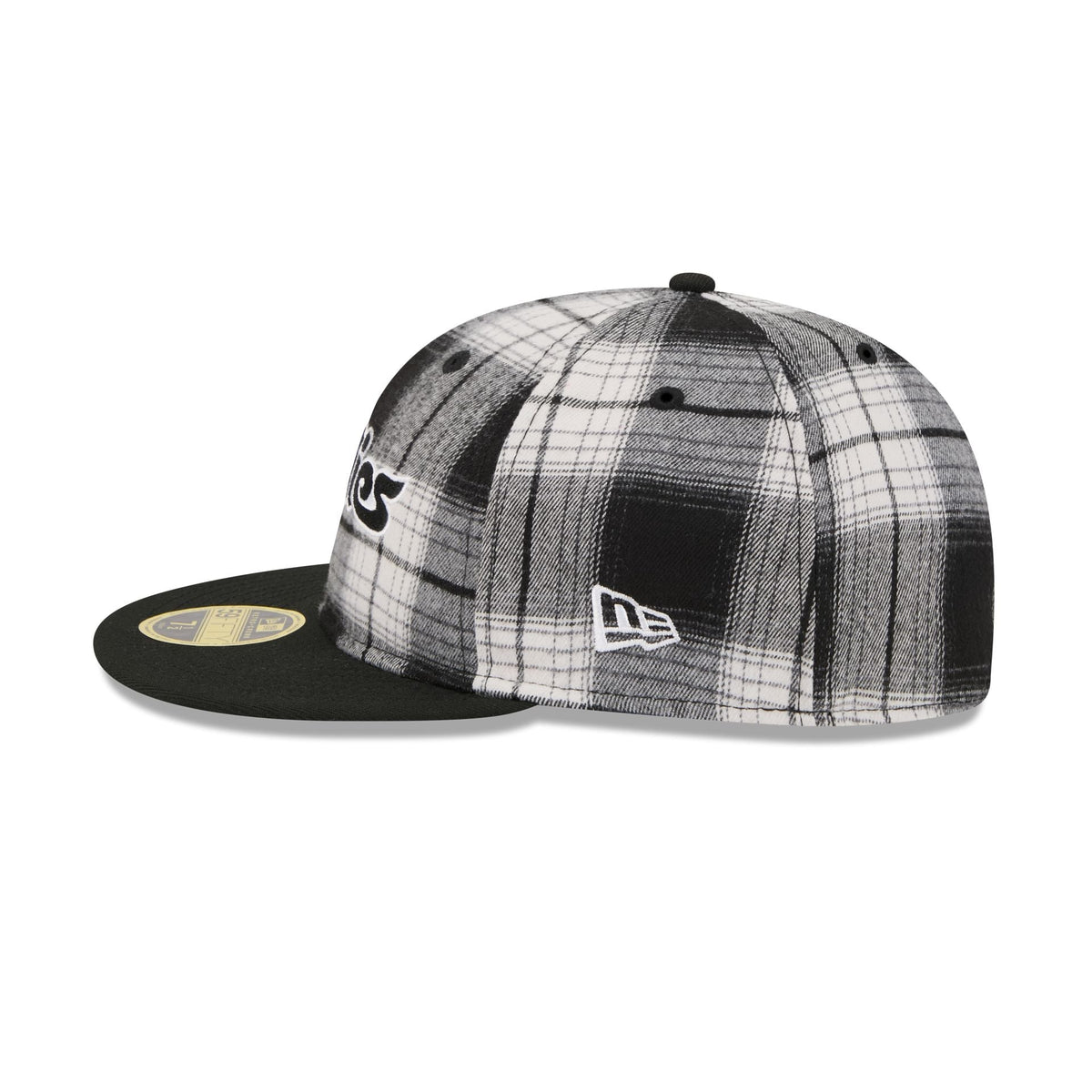 Philadelphia Phillies Grunge Plaid Retro Crown 59FIFTY Fitted Hat