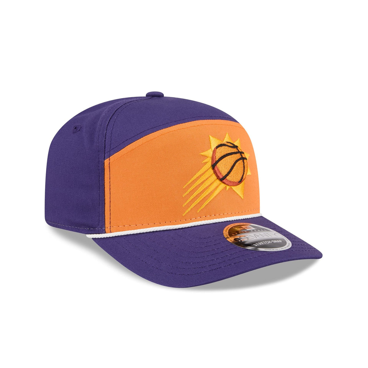 Phoenix Suns Split Panel 9SEVENTY Stretch-Snap Hat