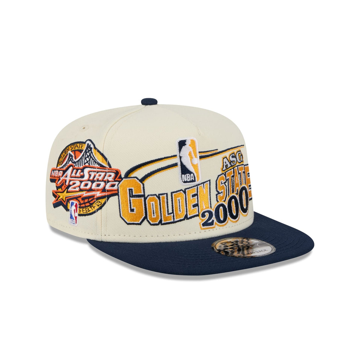 Golden State Warriors Hardwood Classics 2000 All-Star Game 9FIFTY A-Frame Snapback Hat