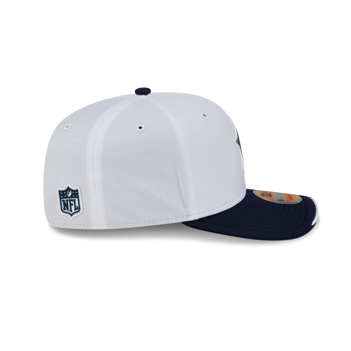 Dallas Cowboys 2026 Sideline White 9SEVENTY Stretch-Snap Hat