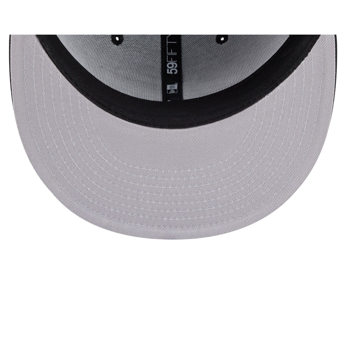 San Diego Padres Black and White Basic 59FIFTY Fitted Hat