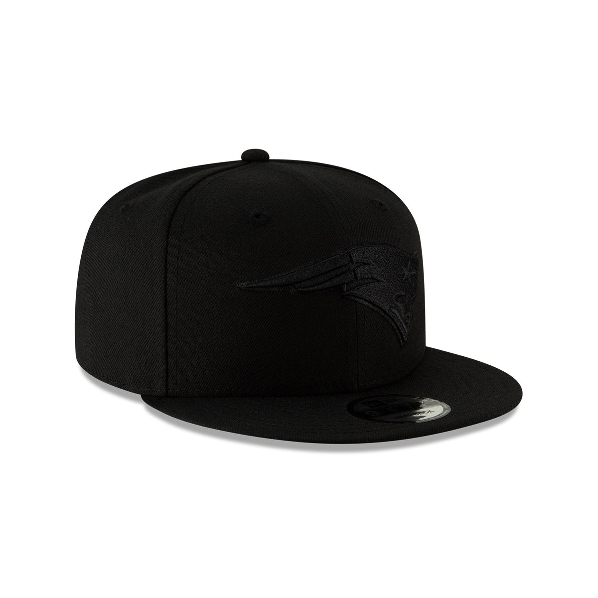 New England Patriots Basic Black on Black 9FIFTY Snapback
