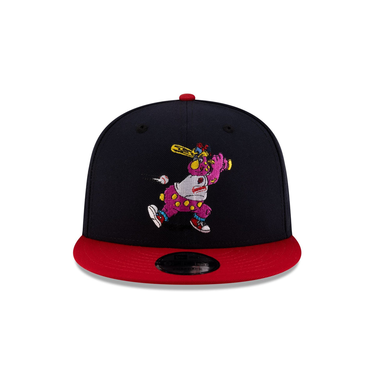 Cleveland Guardians Mascot Navy 9FIFTY Snapback Hat