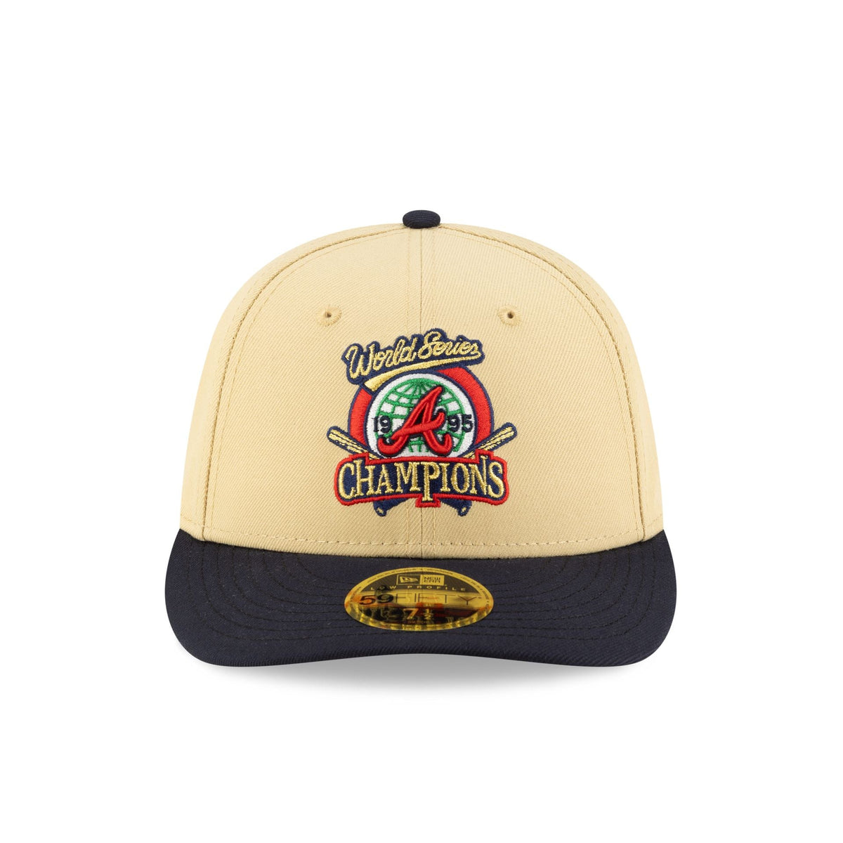 Atlanta Braves World Series Low Profile 59FIFTY Fitted Hat