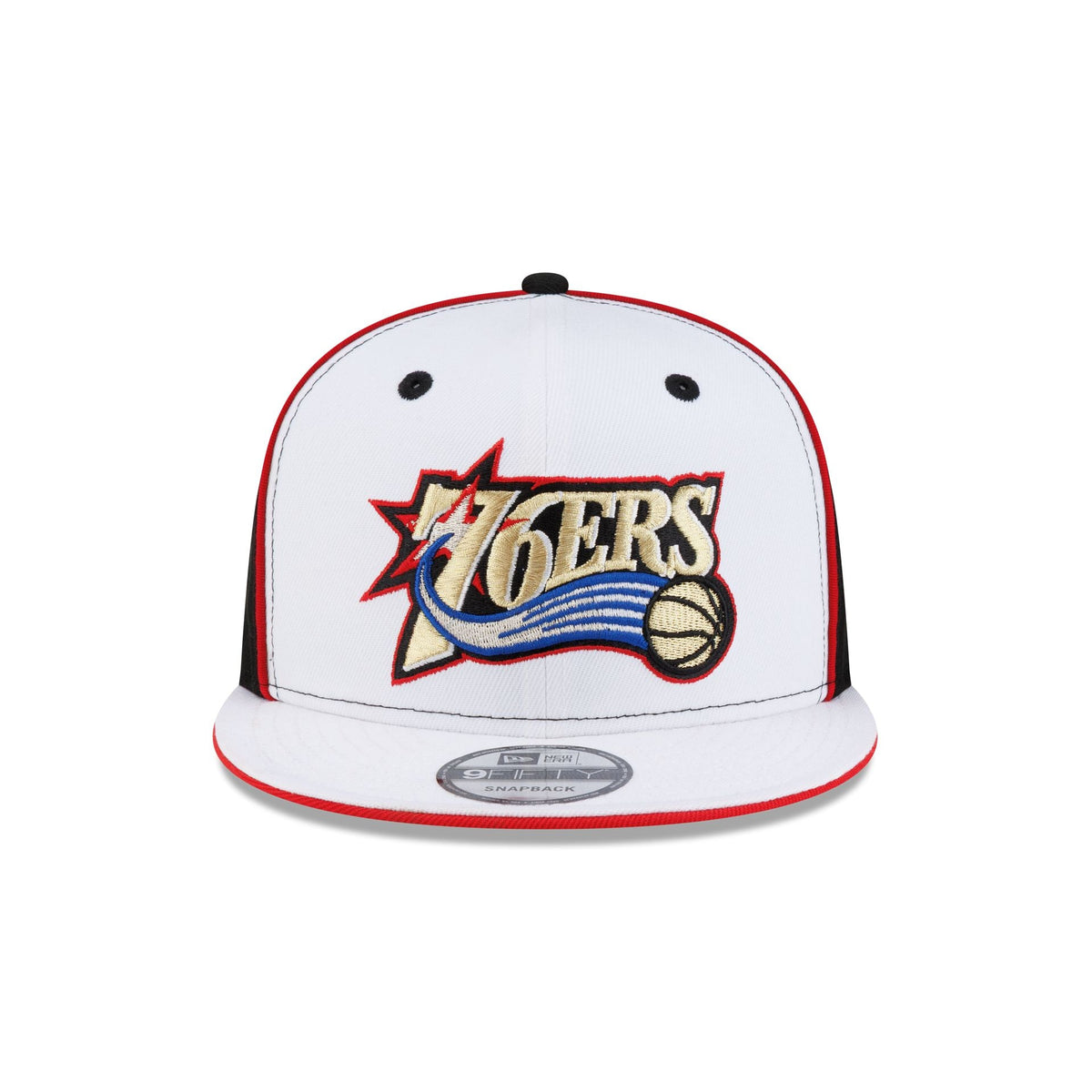 Philadelphia 76ers Hardwood Classics 2000s Optic White Flip 9FIFTY Snapback Hat