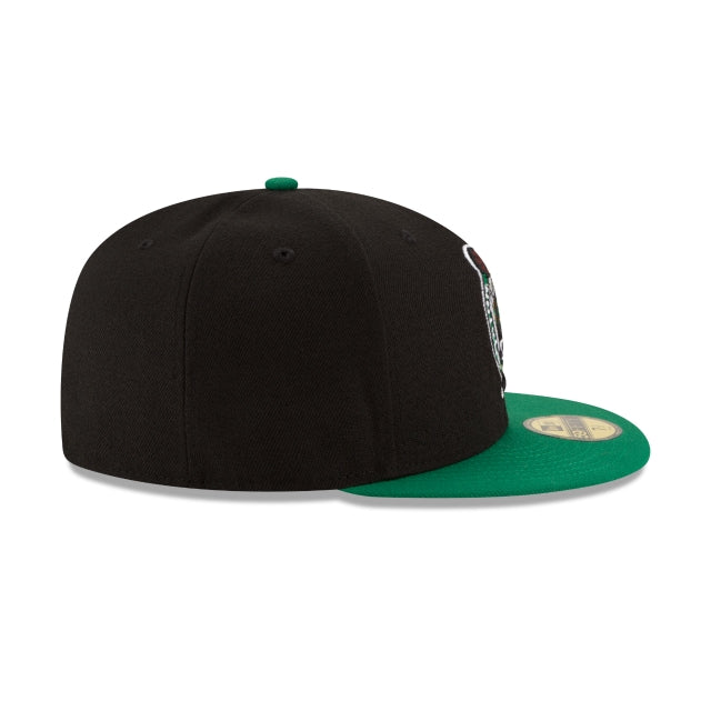 Boston Celtics 2Tone Black 59FIFTY Fitted Hat