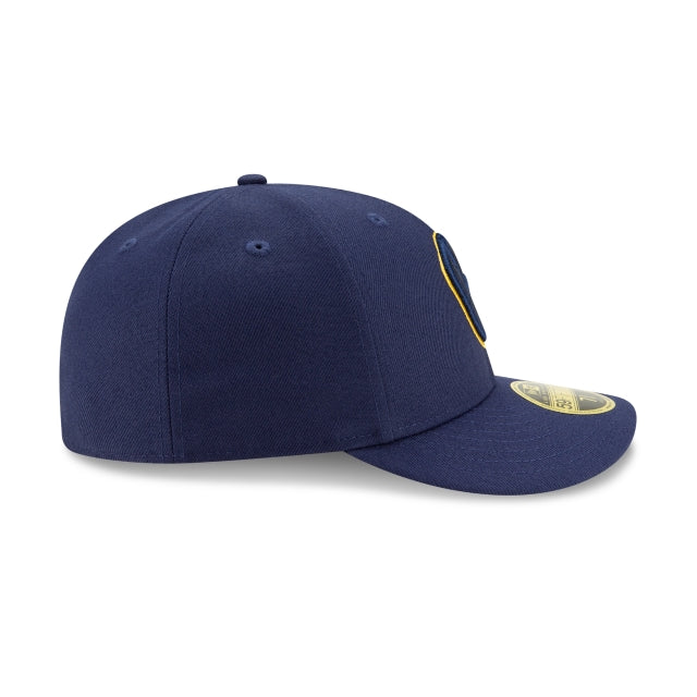 Milwaukee Brewers Authentic Collection Low Profile 59FIFTY Fitted Hat