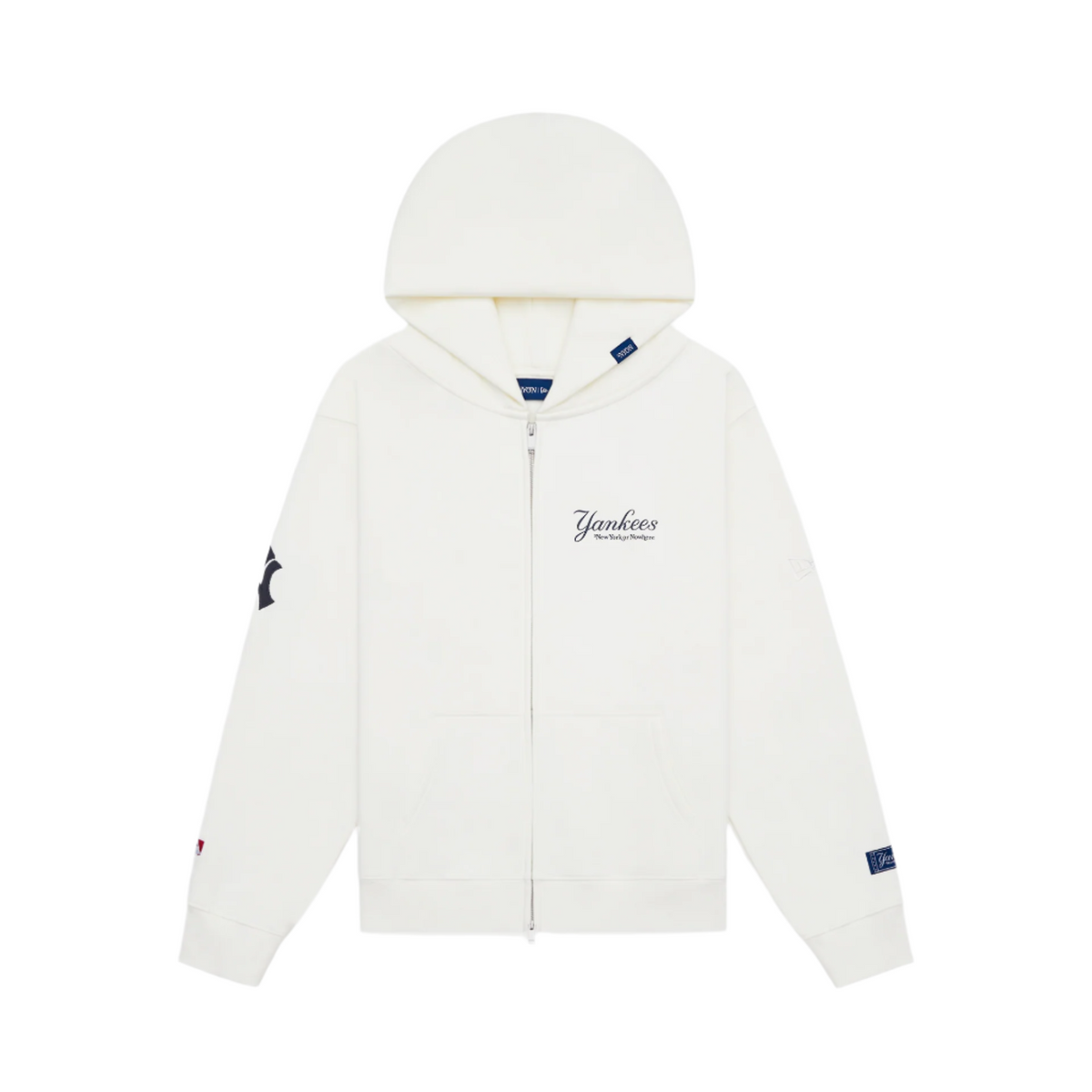 New York or Nowhere x New York Yankees Optic White Full-Zip Hoodie