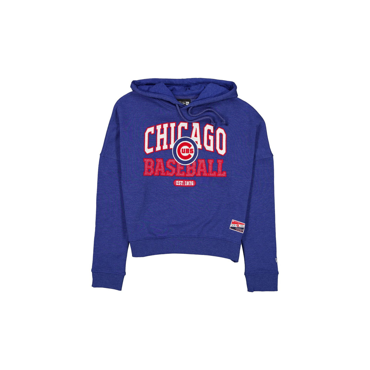Chicago Cubs Throwback Women's Glitter Hoodie