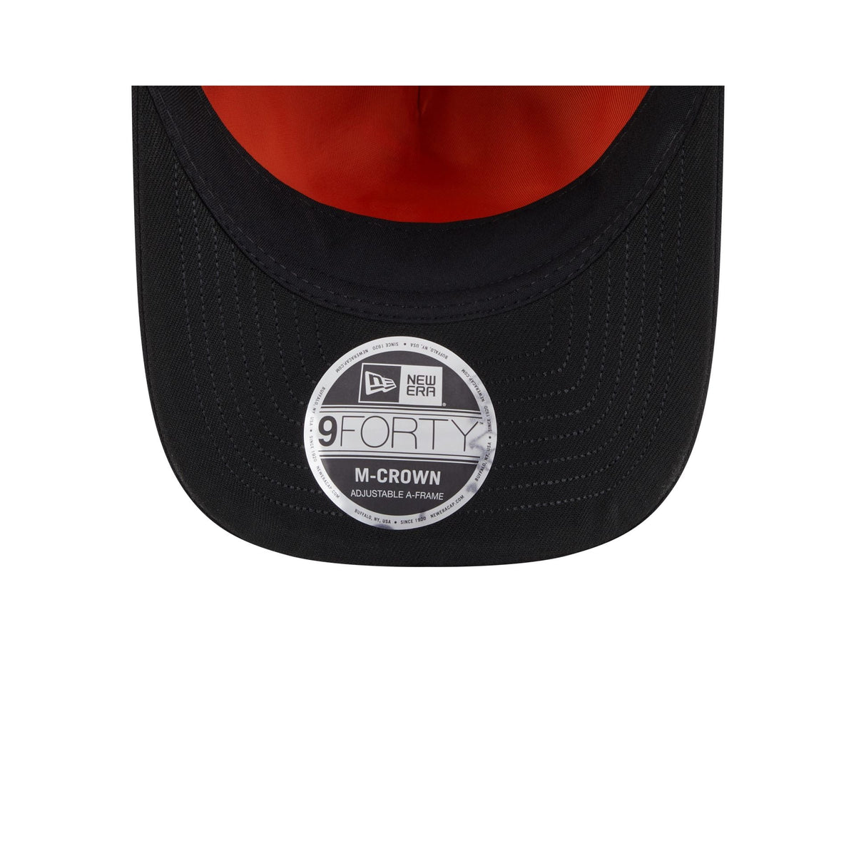Alpha Industries x Buffalo Bills Black 9FORTY M-Crown A-Frame Snapback Hat