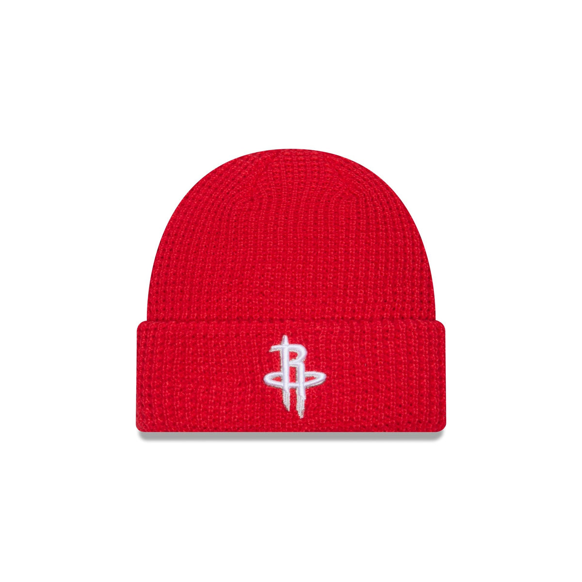 Houston Rockets Waffle Stitch Knit Beanie Hat