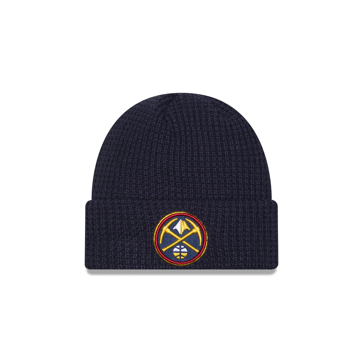 Denver Nuggets Waffle Stitch Knit Beanie Hat