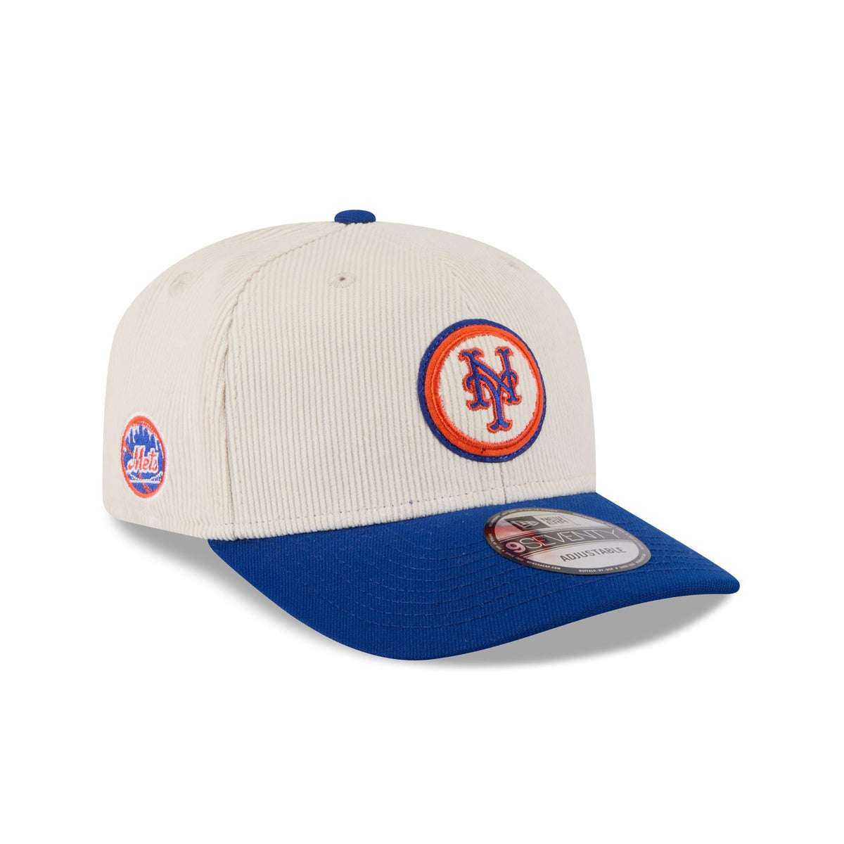 New York Mets Loyal Corduroy 9SEVENTY Stretch-Snap Hat