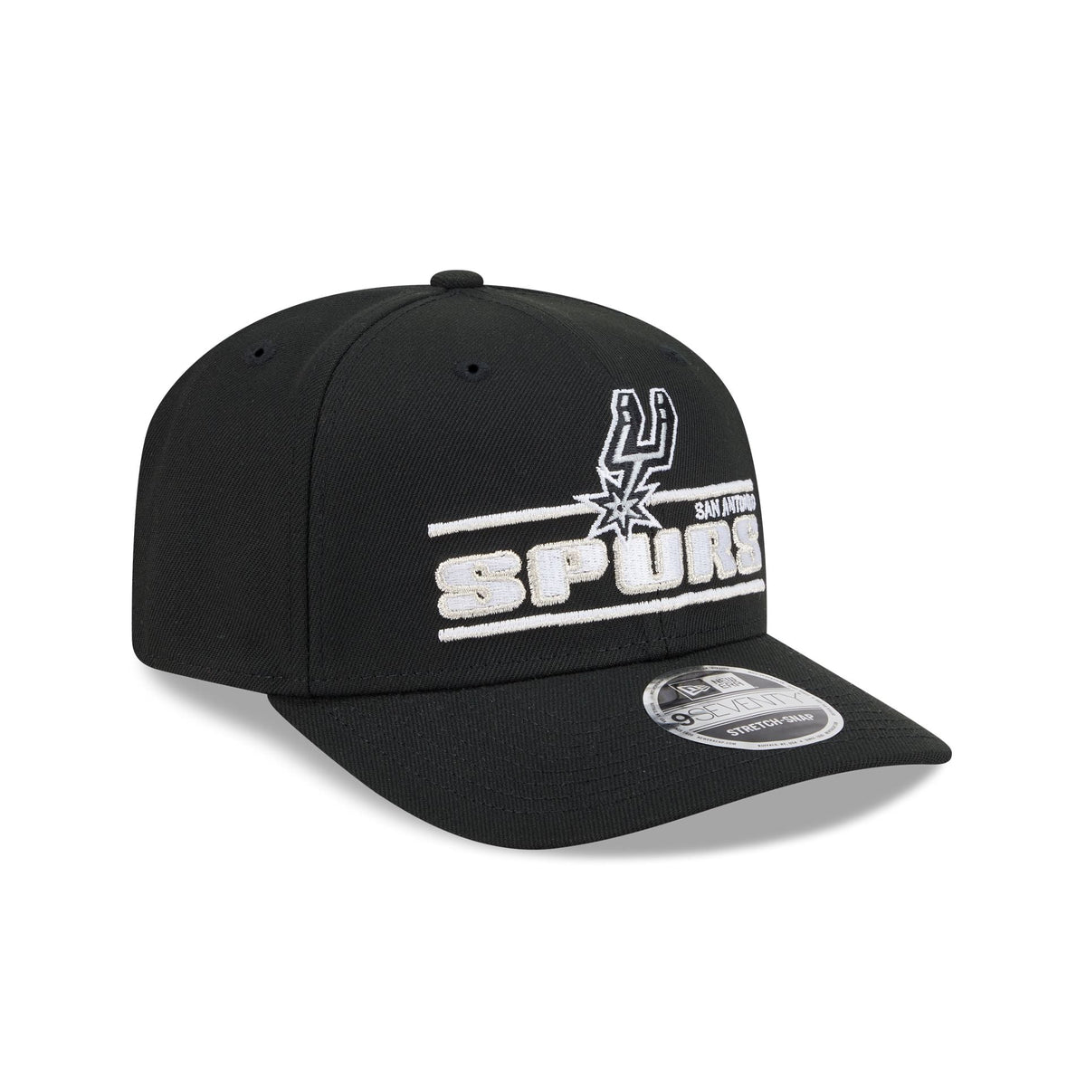 San Antonio Spurs Stated 9SEVENTY Stretch-Snap Hat