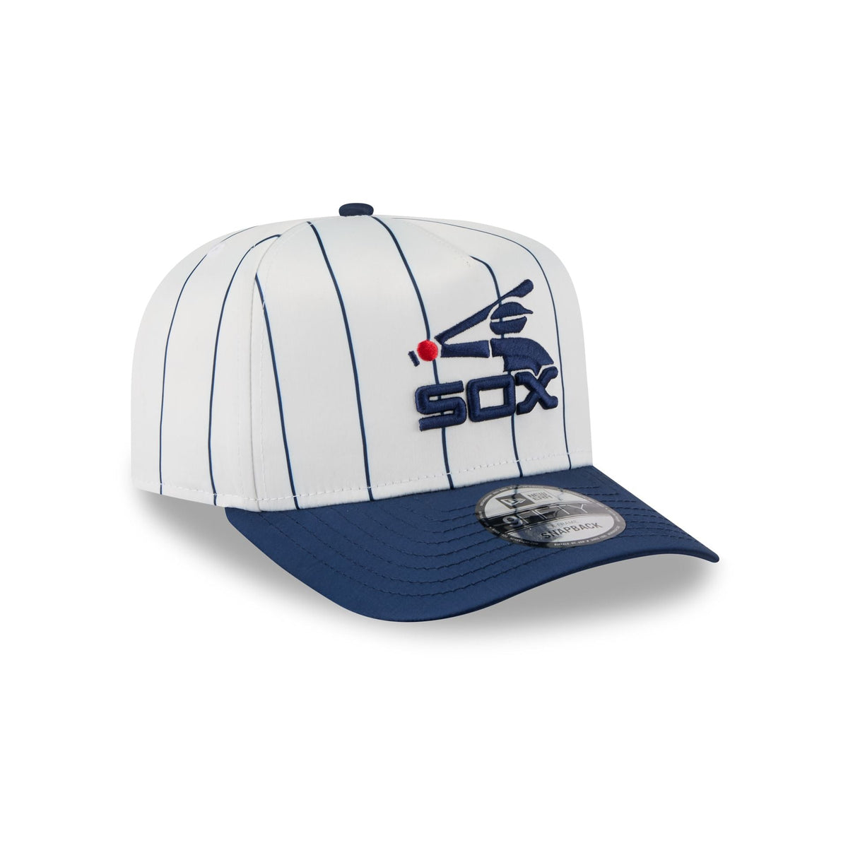 Chicago White Sox Satin Pinstripe 9FIFTY A-Frame Snapback Hat