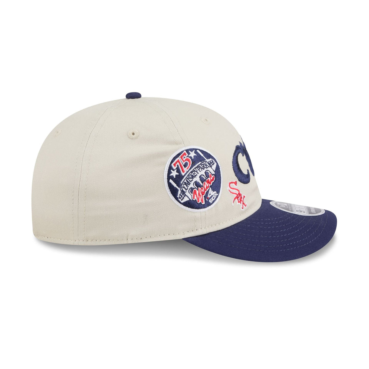 Chicago White Sox Scattered Patches Retro Crown 9FIFTY Snapback Hat