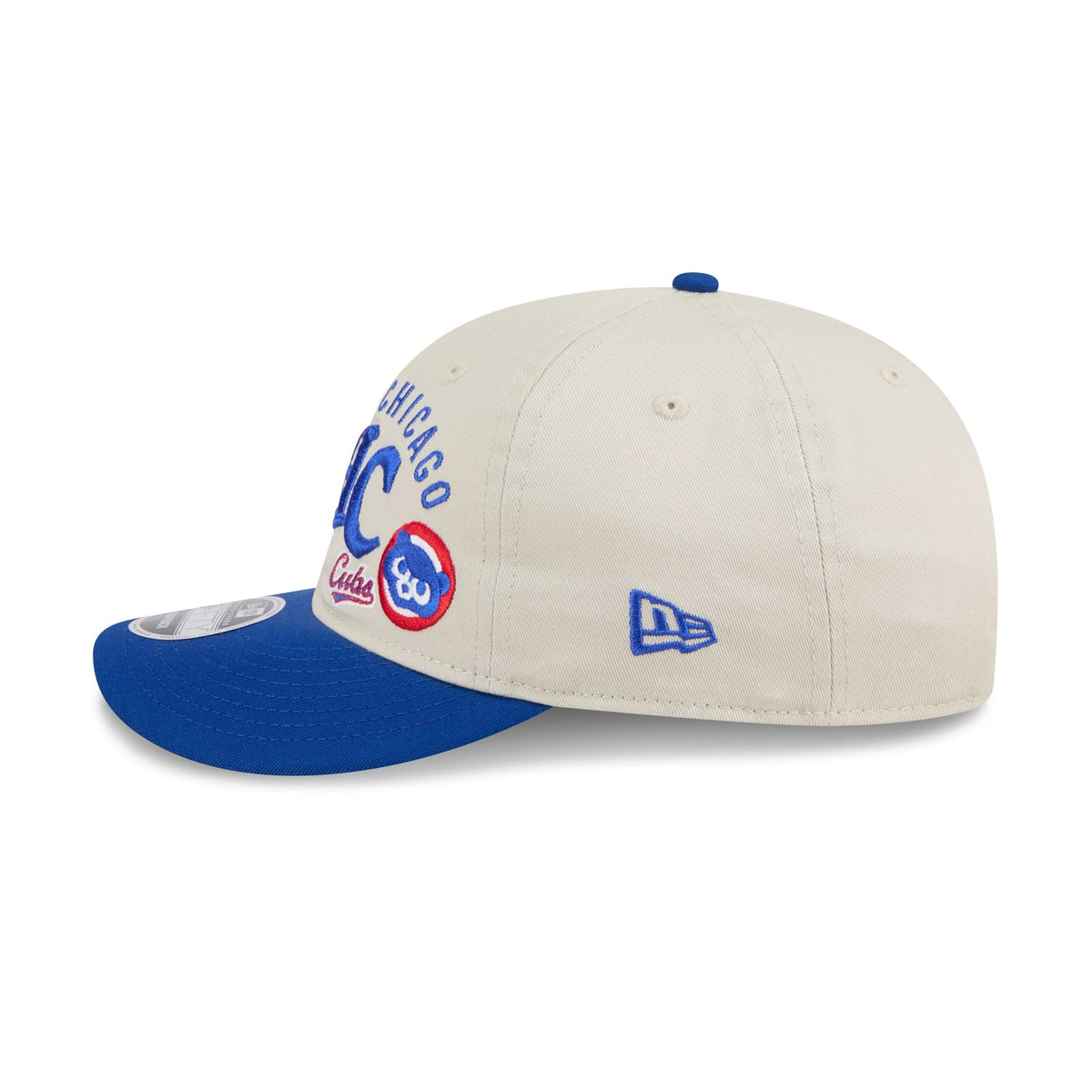 Chicago Cubs Scattered Patches Retro Crown 9FIFTY Snapback Hat