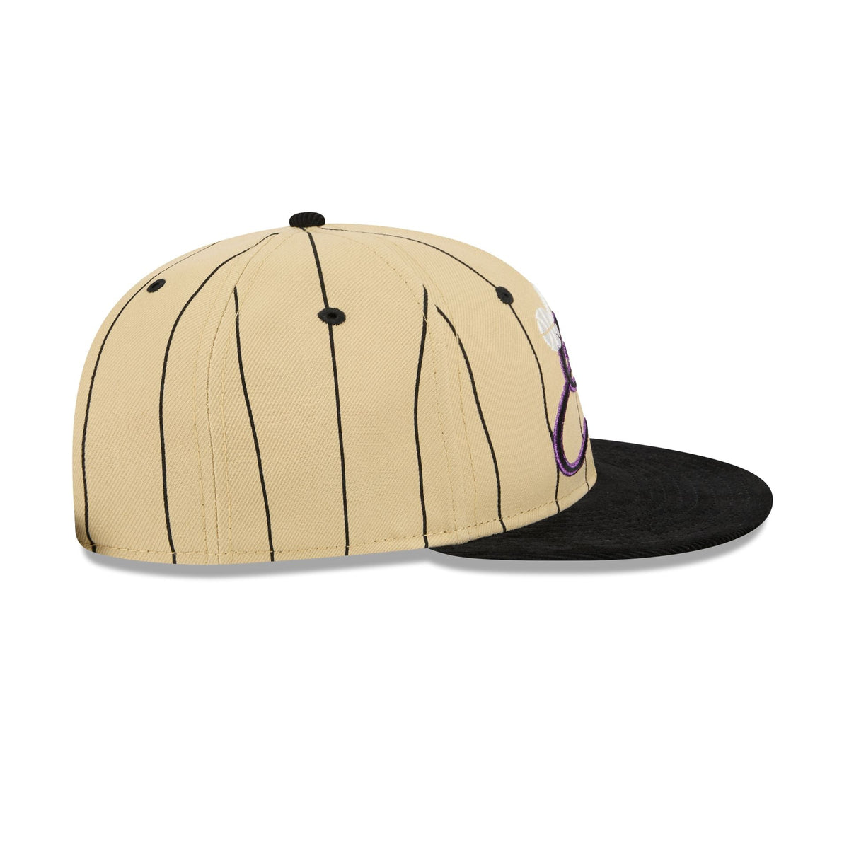 Utah Jazz Pinstripe Script Retro Crown 9FIFTY Adjustable Hat