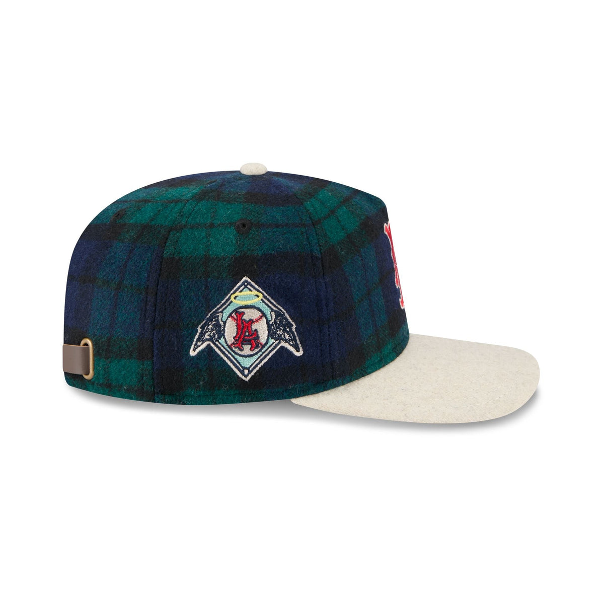 Los Angeles Angels Plaid Letterman 19TWENTY Adjustable Hat