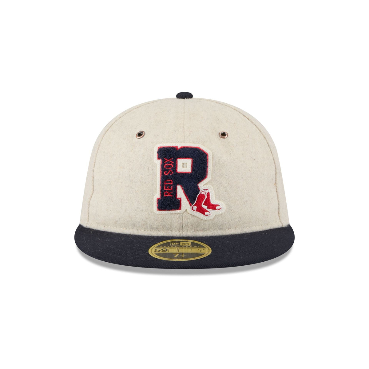 Boston Red Sox Wool Letterman Retro Crown 59FIFTY Fitted Hat