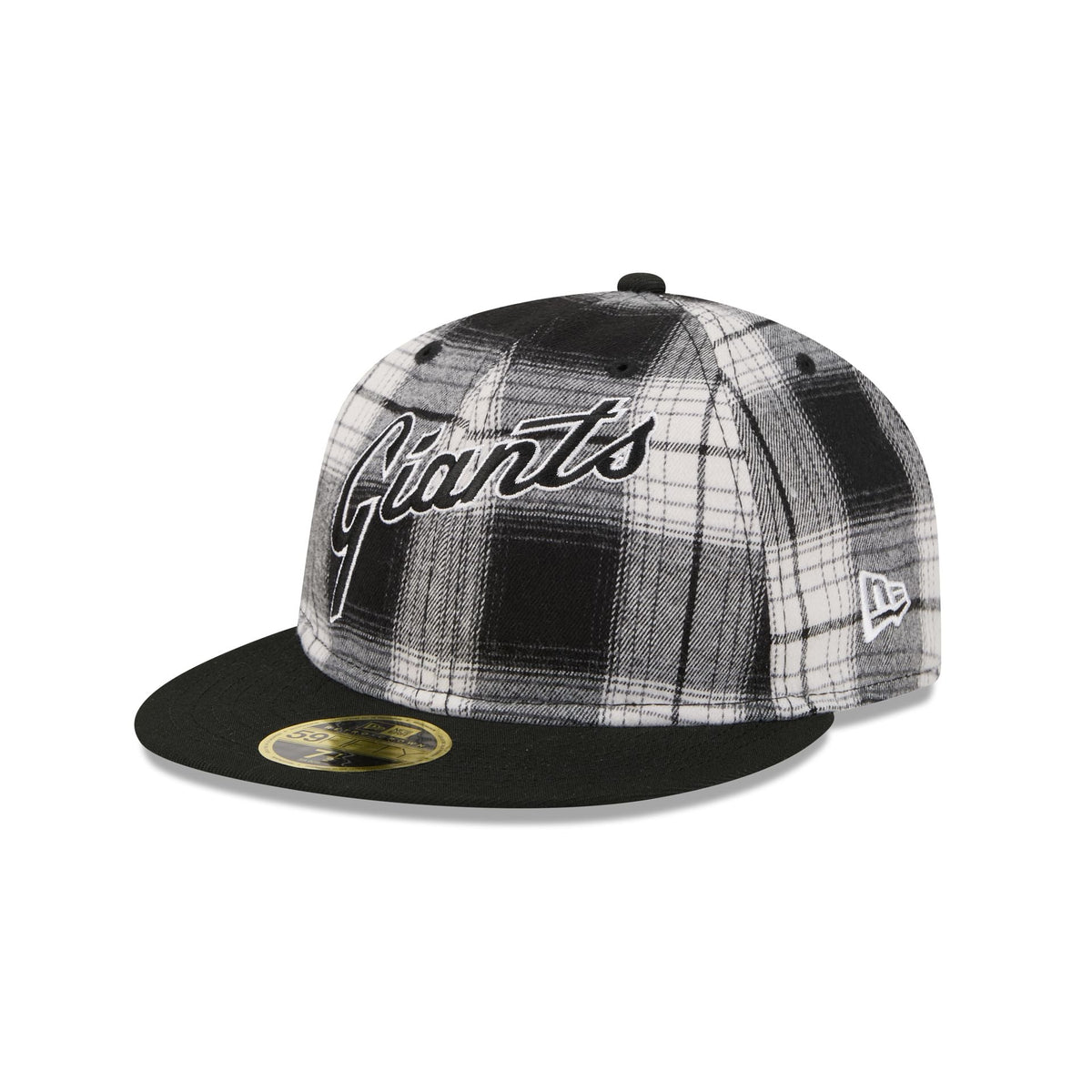 San Francisco Giants Grunge Plaid Retro Crown 59FIFTY Fitted Hat