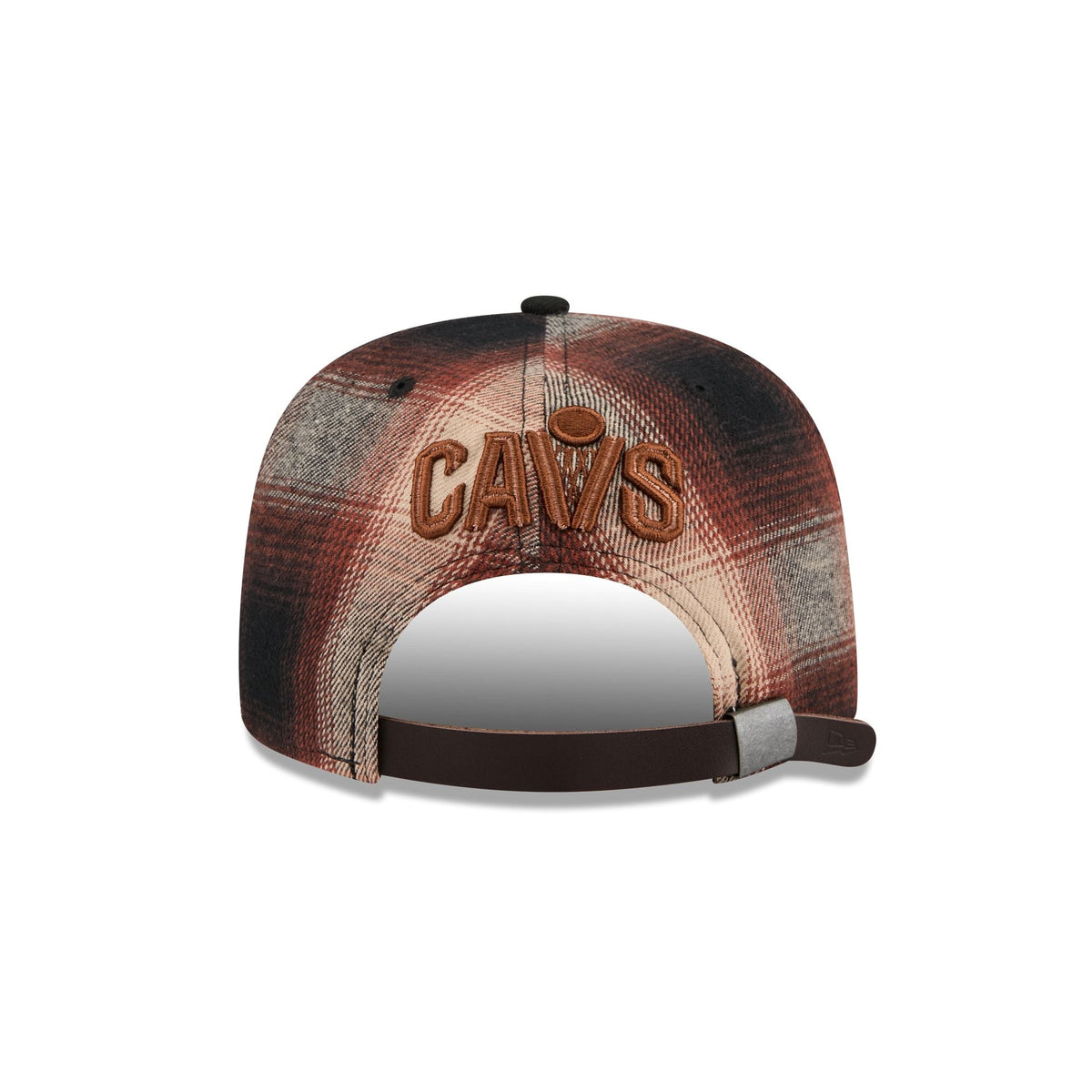 Cleveland Cavaliers Grunge Plaid 9FIFTY A-Frame Adjustable Hat