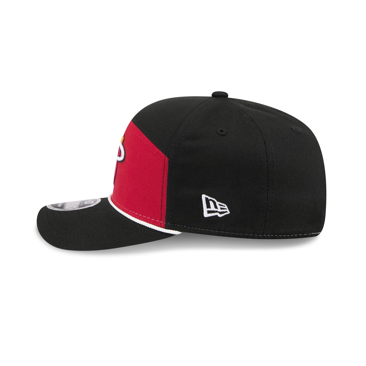 Miami Heat Split Panel 9SEVENTY Stretch-Snap Hat