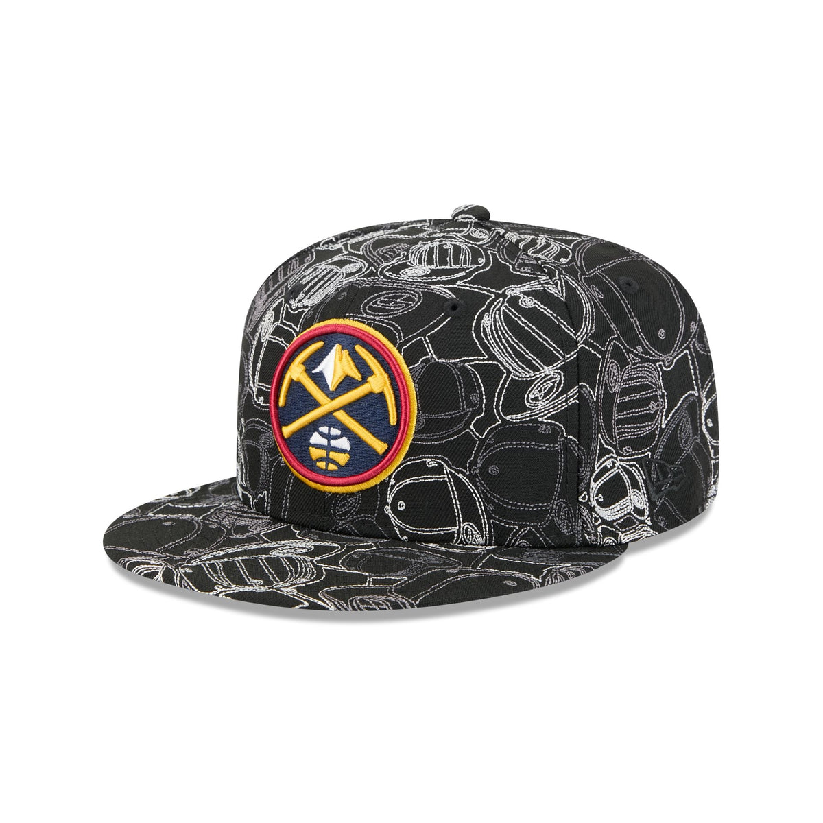 Denver Nuggets Cap Scramble 59FIFTY Fitted Hat