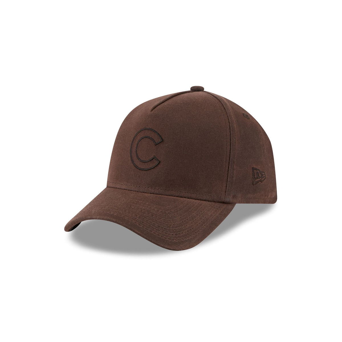 Chicago Cubs Waxed Canvas Brown 59FORTY A-Frame Fitted Hat