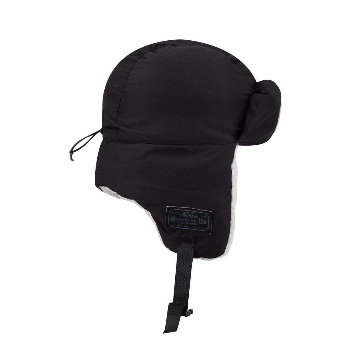 Alpha Industries x Pittsburgh Steelers Black Puffer Trapper Hat