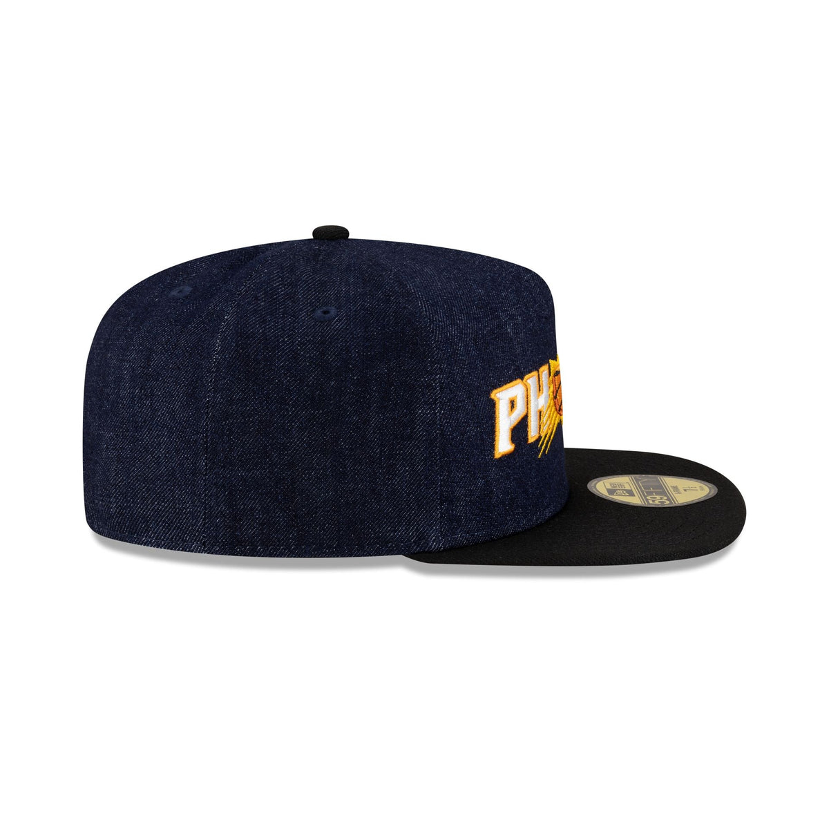 Phoenix Suns Navy Denim 59FIFTY A-Frame Fitted Hat