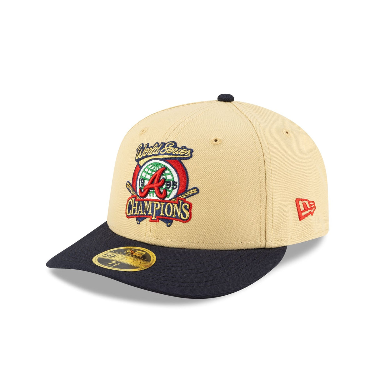 Atlanta Braves World Series Low Profile 59FIFTY Fitted Hat