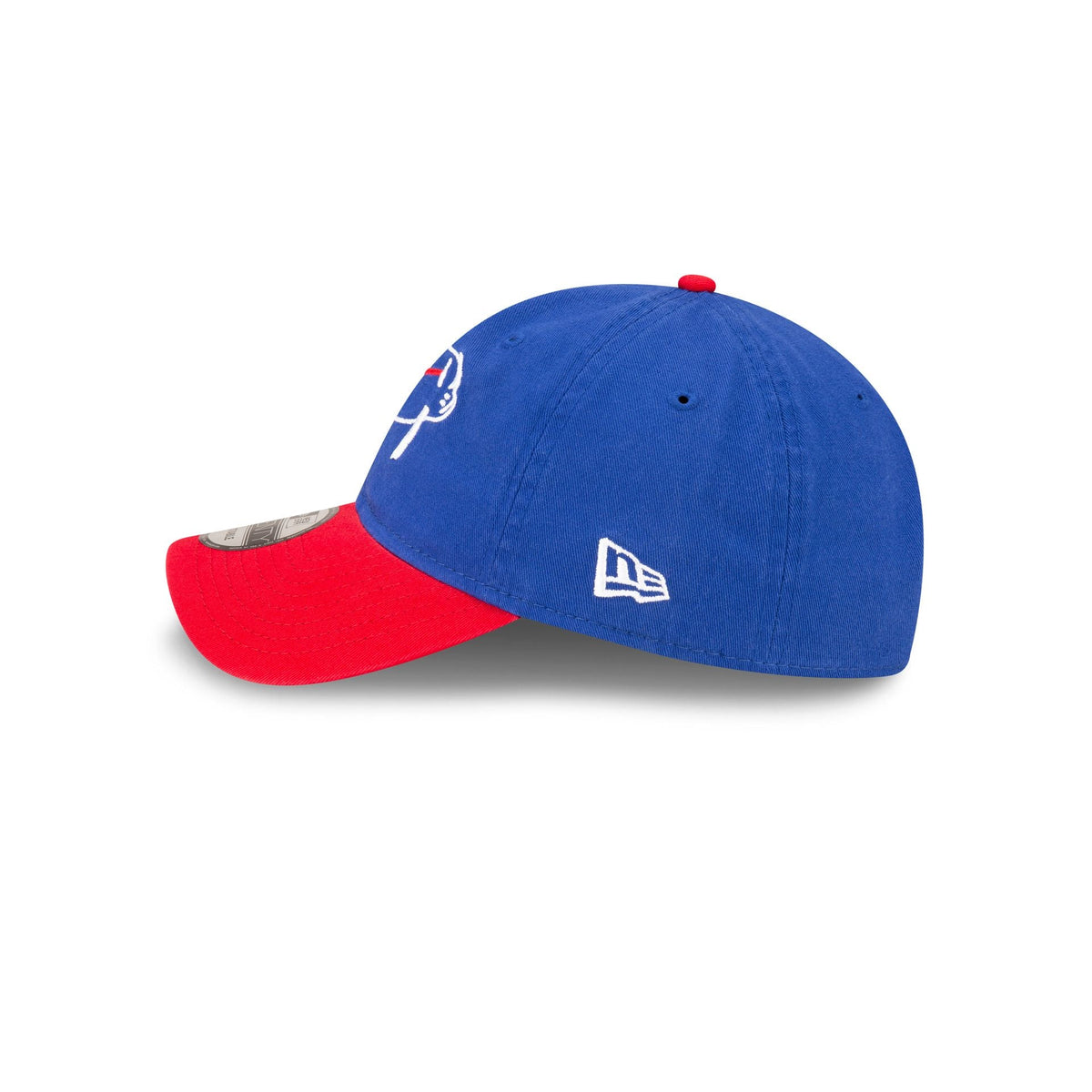 Buffalo Bills Billustration Red Visor 9TWENTY Adjustable Hat