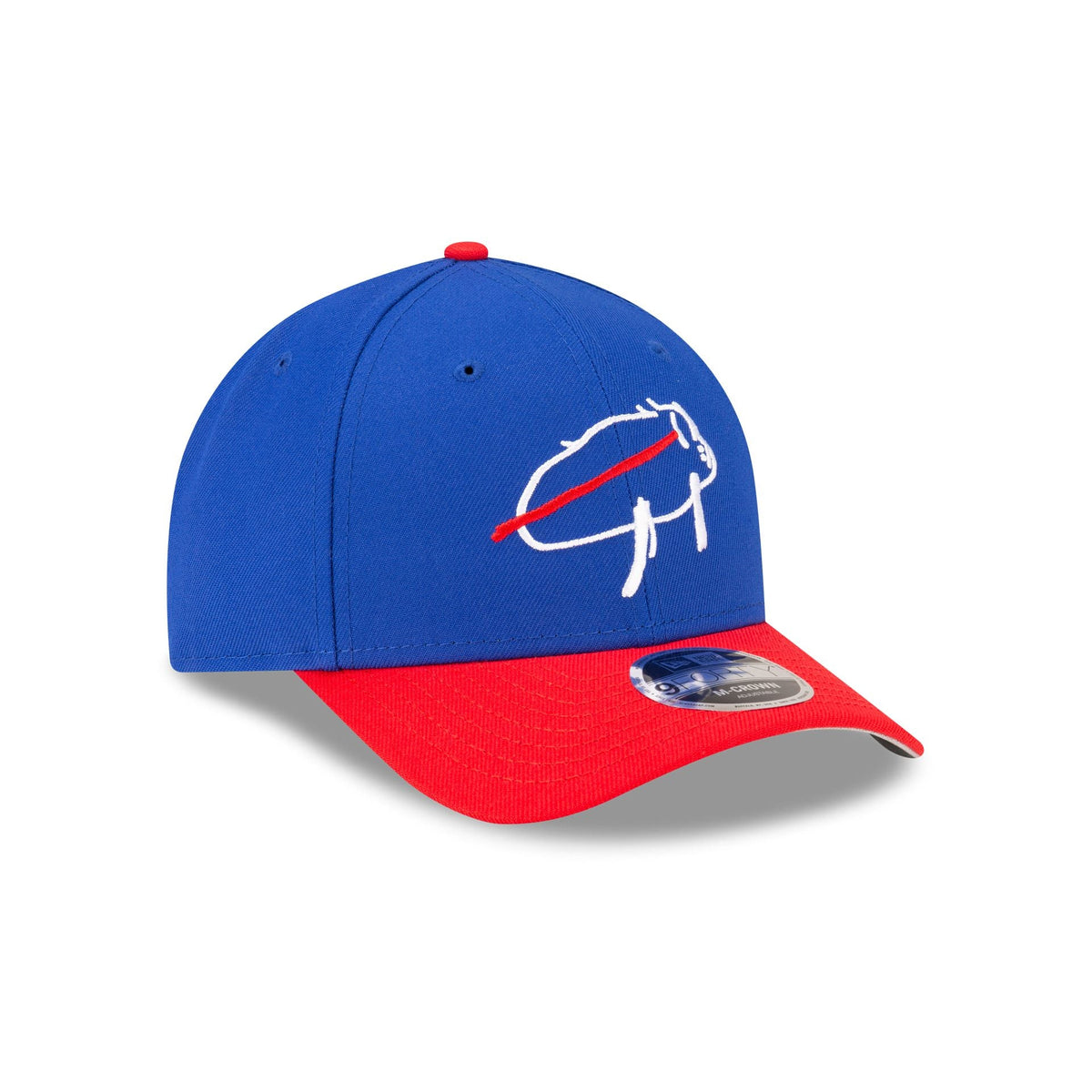 Buffalo Bills Billustration Red Visor 9FORTY M-Crown Snapback Hat